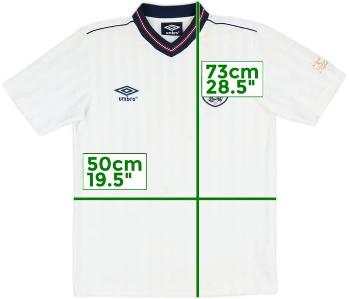 2000s England '1986' Umbro Retro Home Shirt - 5/10 - (S)