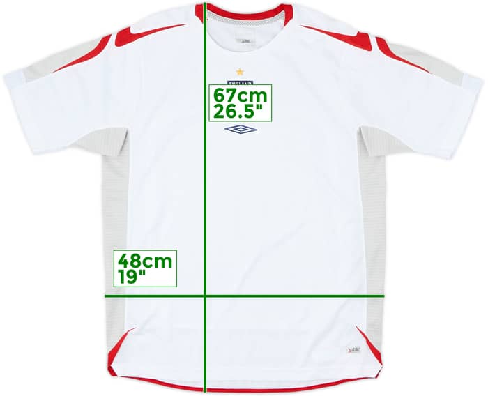2007-09 England Umbro Training Shirt - 9/10 - (L)