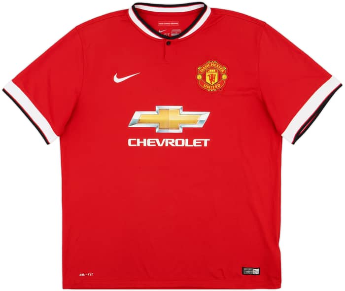 2014-15 Manchester United Home Shirt Rooney #10 - 8/10 - (XL)