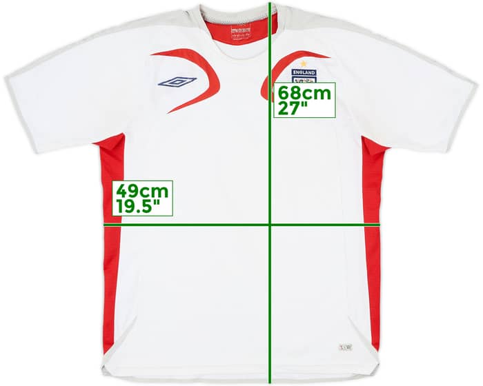 2007-09 England Umbro Training Shirt - 6/10 - (L)