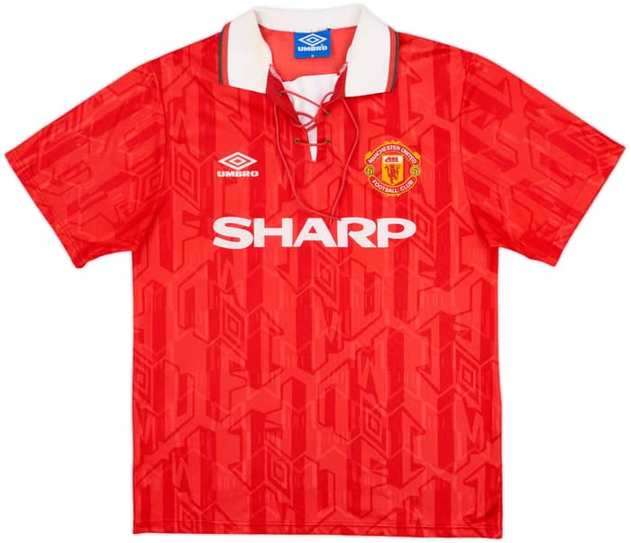 1992-94 Manchester United Home Shirt Giggs #11 - 8/10 - (M)