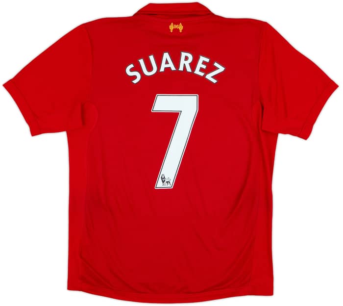 2012-13 Liverpool Home Shirt Suarez #7 - 6/10 - (M)