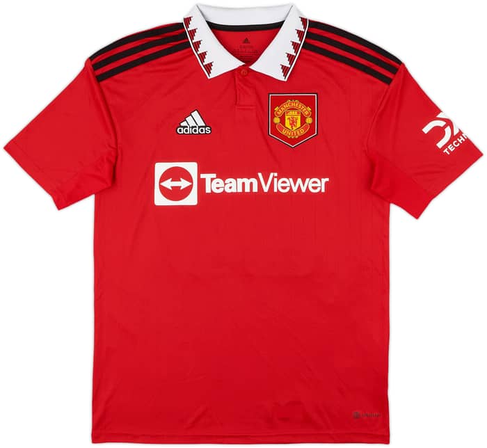 2022-23 Manchester United Home Shirt Sancho #25 - 8/10 - (XL.Boys)