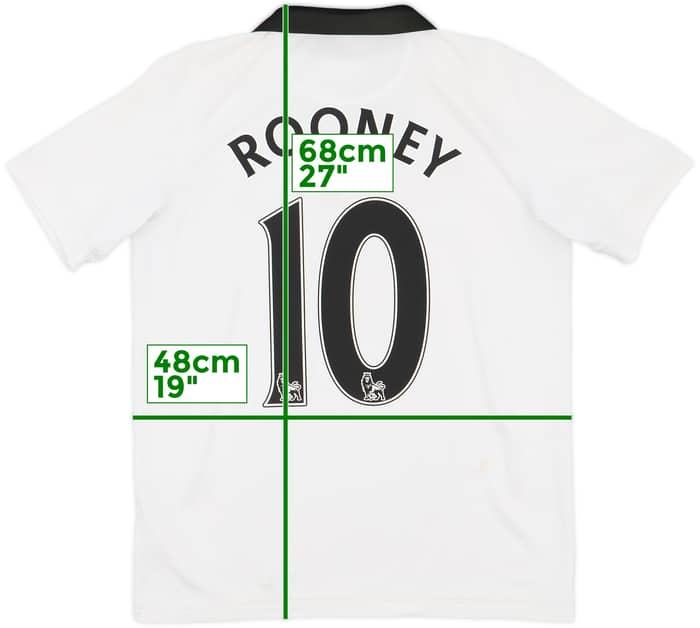 2014-15 Manchester United Away Shirt Rooney #10 - 5/10 - (XL.Boys)