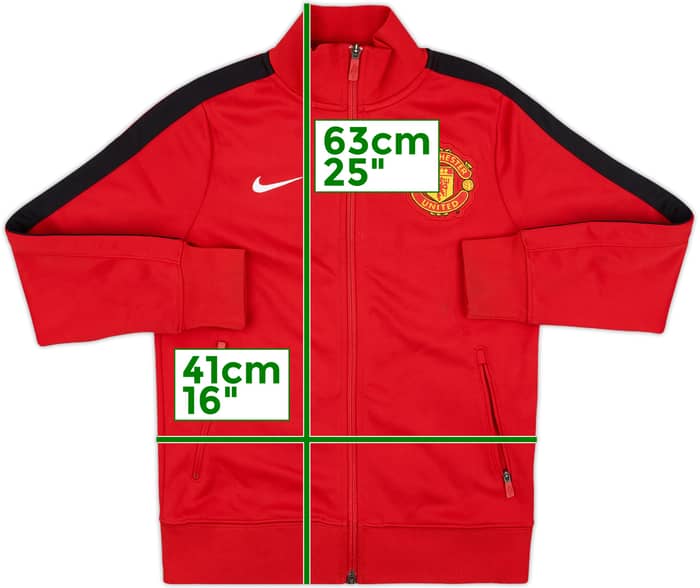2014-15 Manchester United Nike Track Jacket - 9/10 - (M.Boys)
