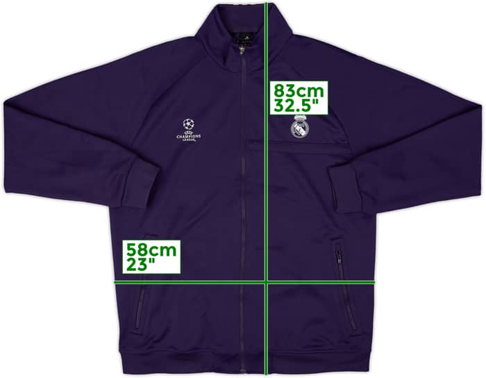 2010-11 Real Madrid adidas CL Track Jacket - 9/10 - (XL)