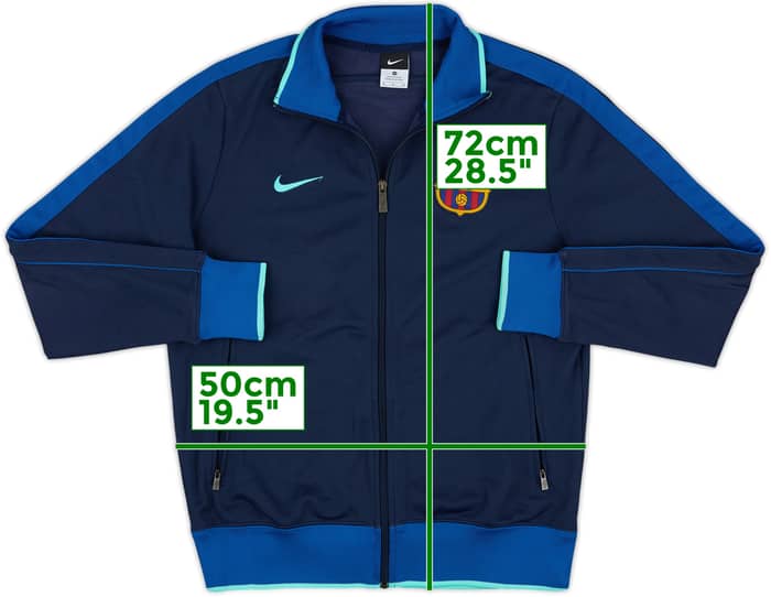 2010-11 Barcelona Nike N98 Track Jacket - 8/10 - (M)