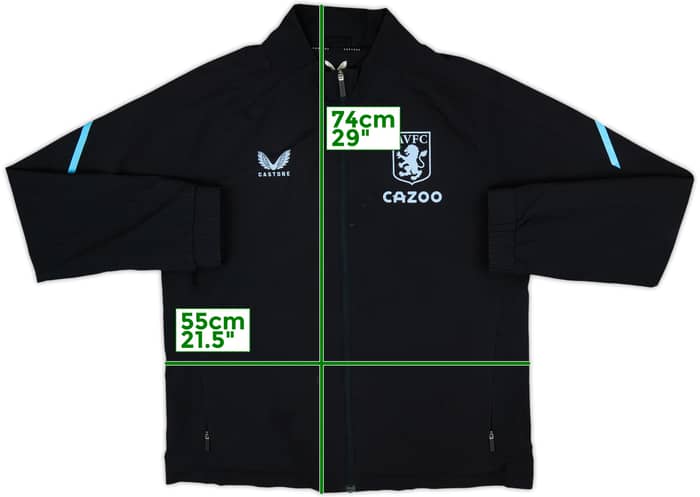 2021-22 Aston Villa Castore Track Jacket - 7/10 - (L)
