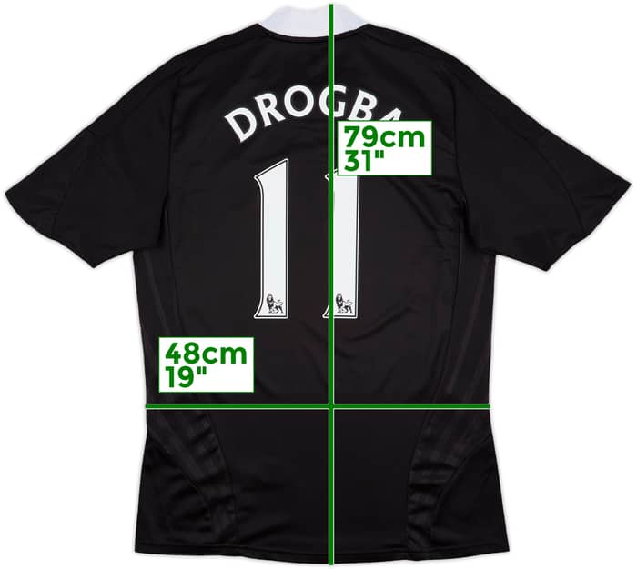 2008-09 Chelsea Away Shirt Drogba #11 - 9/10 - (M)