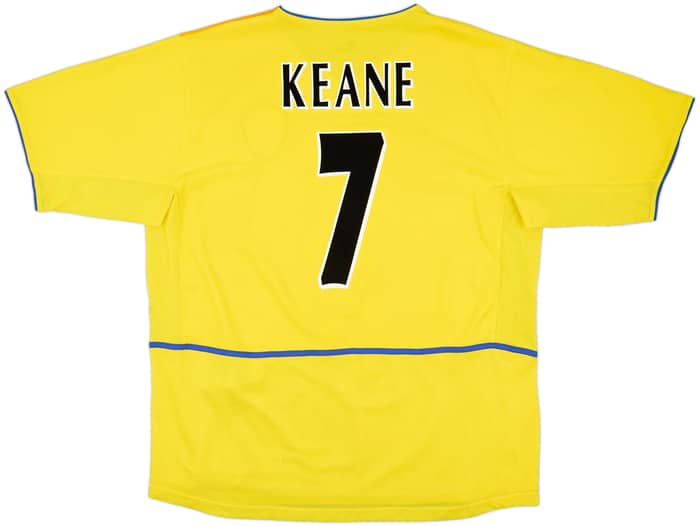2002-03 Leeds United Away Shirt Keane #7 - 9/10 - (XXL)
