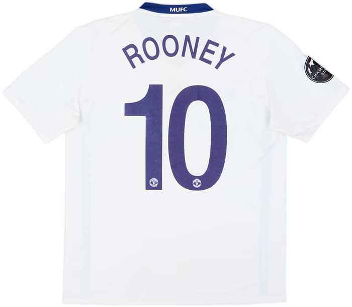 2008-10 Manchester United 'Roma 2009' Away Shirt Rooney #10 - 7/10 - (M)