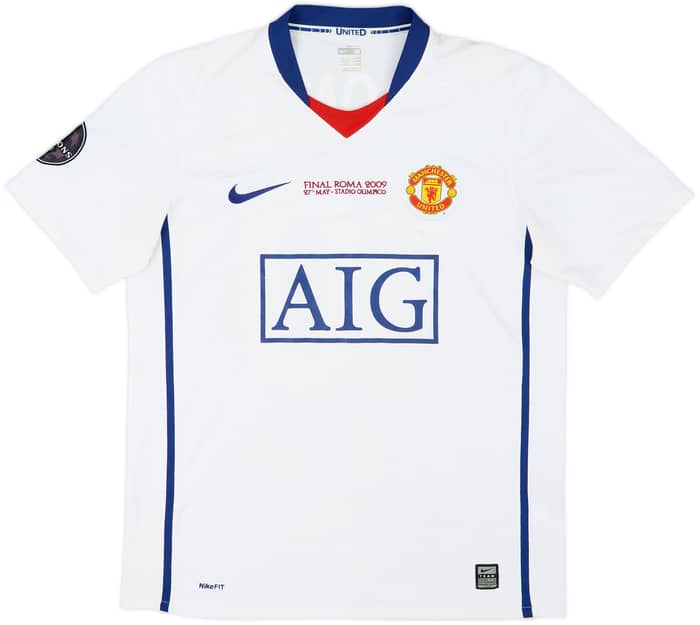 2008-10 Manchester United 'Roma 2009' Away Shirt Rooney #10 - 7/10 - (M)