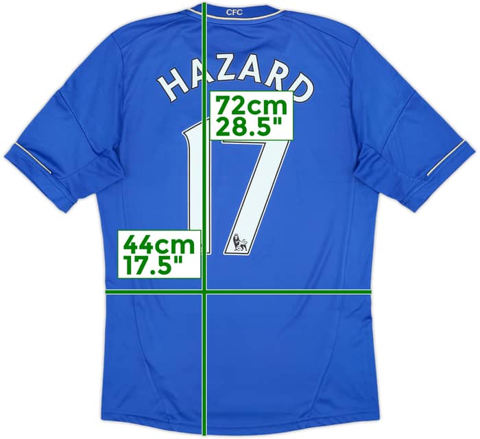 2012-13 Chelsea Home Shirt Hazard #17 - 6/10 - (S)