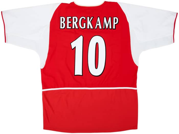 2002-04 Arsenal Home Shirt Bergkamp #10 - 8/10 - (XL)