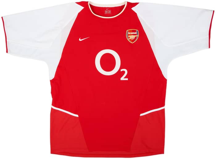 2002-04 Arsenal Home Shirt Bergkamp #10 - 8/10 - (XL)