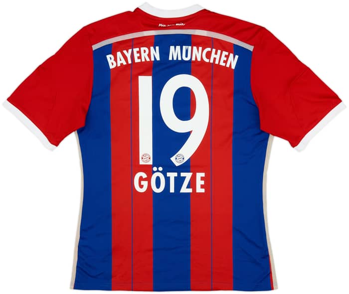 2014-15 Bayern Munich Home Shirt Gotze #19 - 8/10 - (M)
