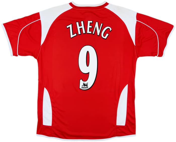 2006-08 Charlton Home Shirt Zheng #9 - 8/10 - (M)