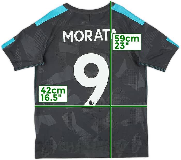 2017-18 Chelsea Third Shirt Morata #9 - 8/10 - (XL.Boys)
