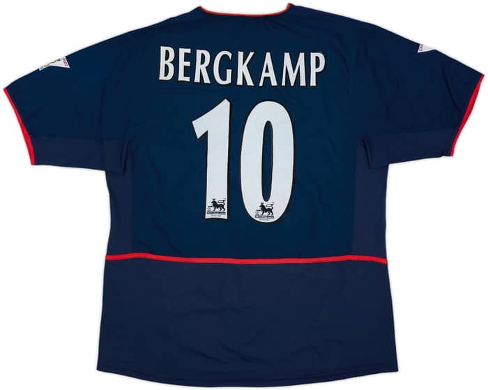 2002-04 Arsenal Away Shirt Bergkamp #10 - 8/10 - (XL)