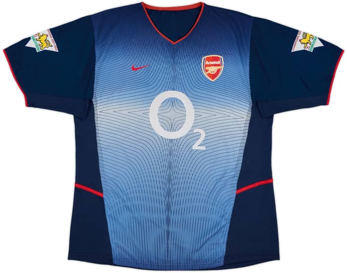 2002-04 Arsenal Away Shirt Bergkamp #10 - 8/10 - (XL)