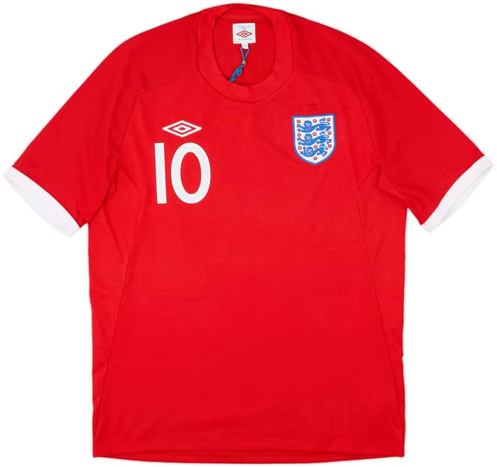 2010-11 England Away Shirt Rooney #10 - 9/10 - (L)