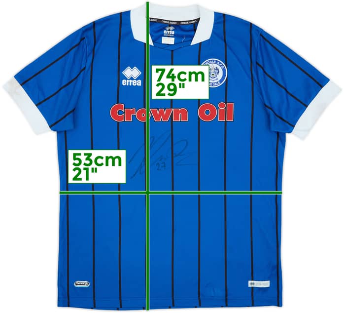 2021-22 Rochdale Signed Home Shirt - 7/10 - (L)
