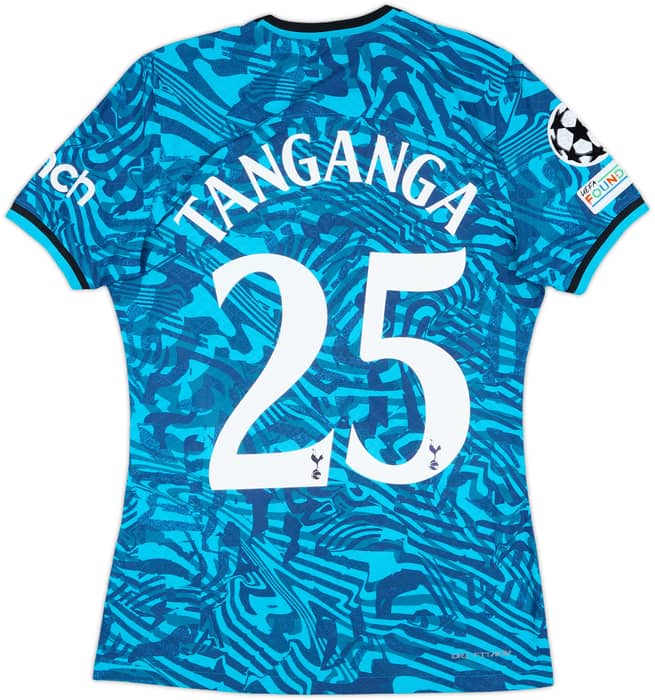 2022-23 Tottenham Match Issue Champions League Third Shirt Tanganga #25