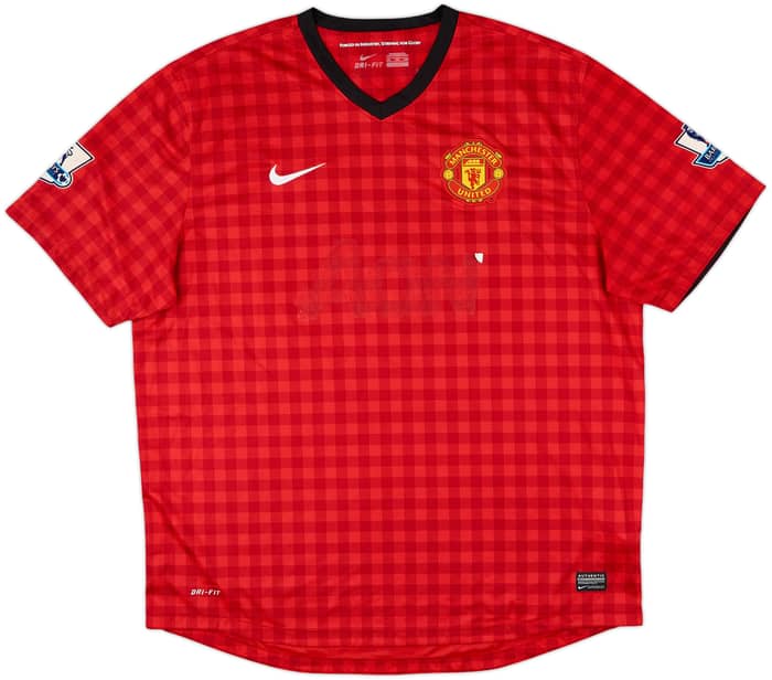 2012-13 Manchester United Home Shirt v.Persie #20 - 4/10 - (XXL)