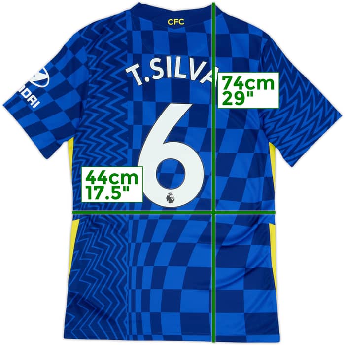 2021-22 Chelsea Home Shirt T.Silva #6 - 10/10 - (S)
