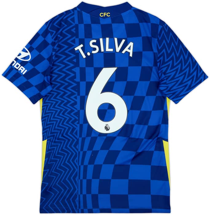 2021-22 Chelsea Home Shirt T.Silva #6 - 8/10 - (S)