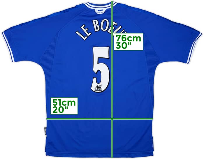 1999-01 Chelsea Home Shirt Le Boeuf #5 - 9/10 - (M)