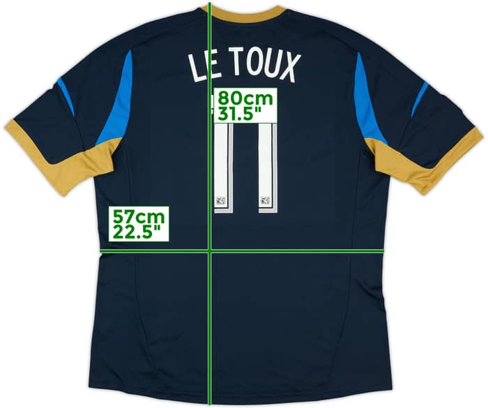 2012-14 Philadelphia Union Home Shirt Le Toux #11 (XL)