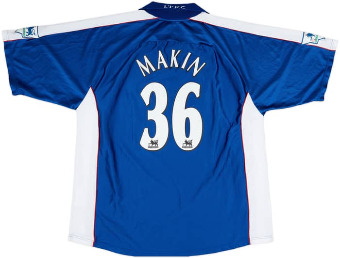 1999-01 Ipswich Home Shirt Makin #36 - 8/10 - (XL)