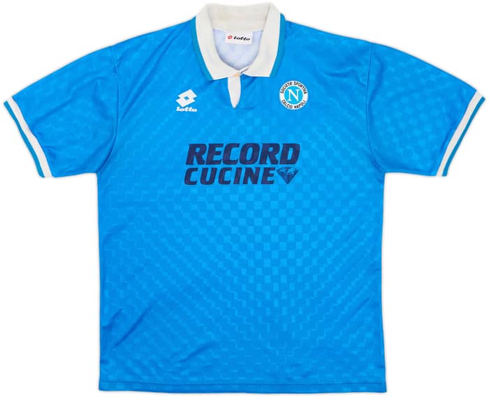 1995-96 Napoli Match Issue Home Shirt #7