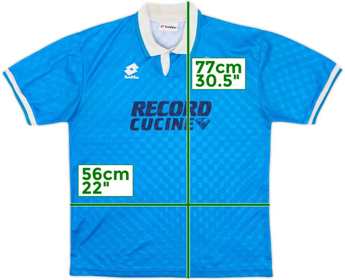 1995-96 Napoli Match Issue Home Shirt #7