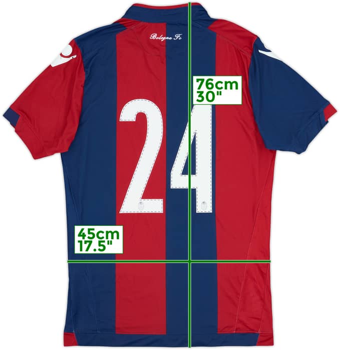 2014-15 Bologna Youth Match Issue Home Shirt #24