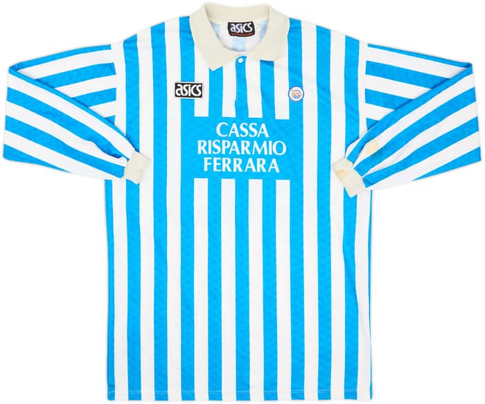 1992-93 SPAL Home L/S Shirt #13 - 5/10 - (XL)