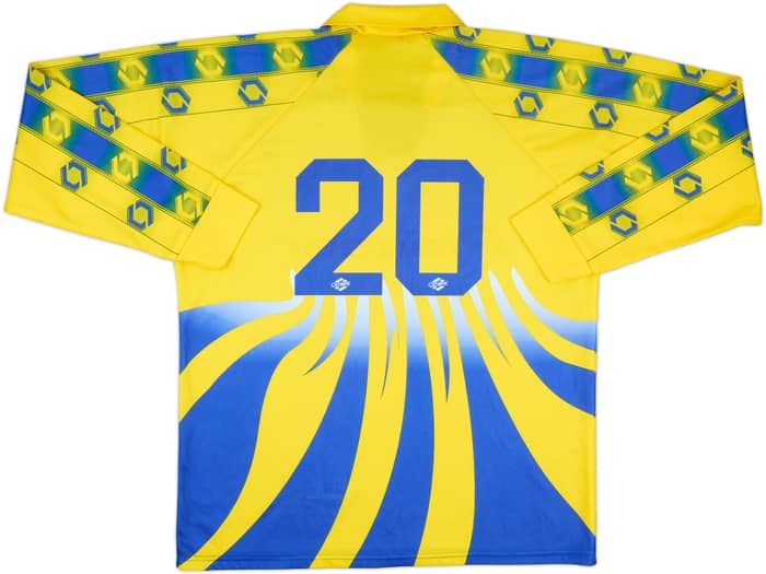 1999-00 K.S.K. Beveren Match Issue Home L/S Shirt #20