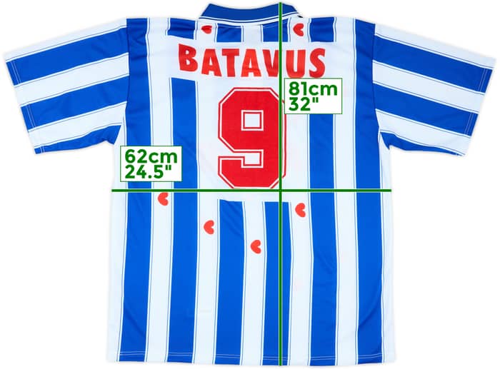 1998-99 Heerenveen Match Issue Signed Home Shirt #9