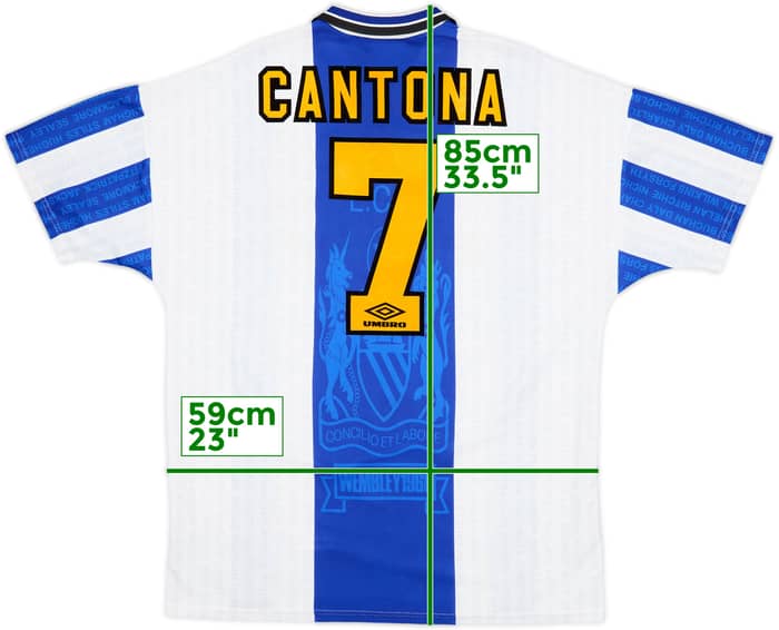 1994-96 Manchester United Third Shirt Cantona #7 - 10/10 - (XL)