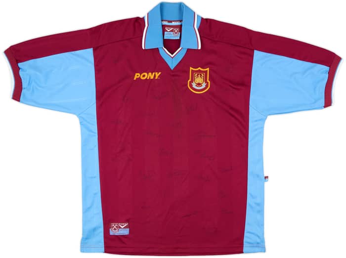 1997-98 West Ham Home Shirt Lampard #18 - 9/10 - (L)