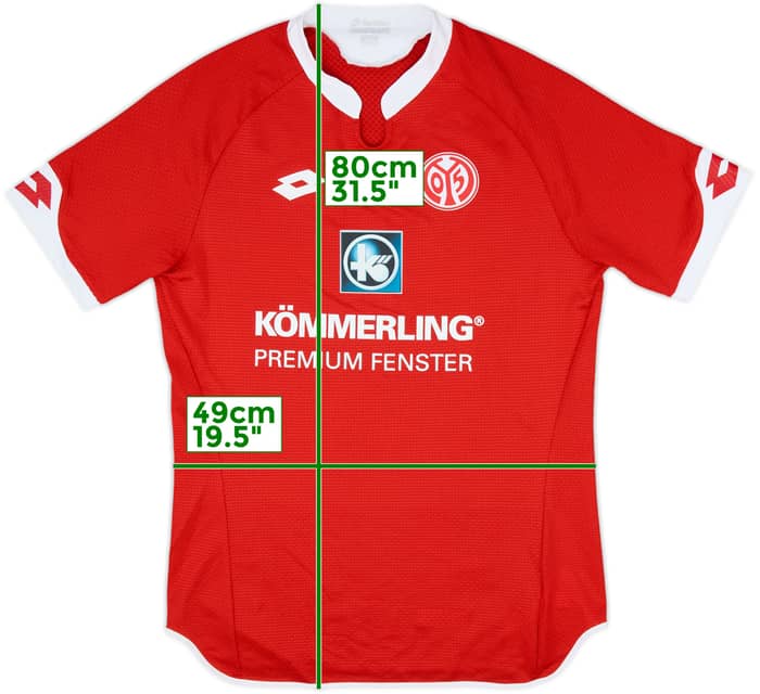 2015-16 FSV Mainz Signed Home Shirt - 10/10 - (XL)