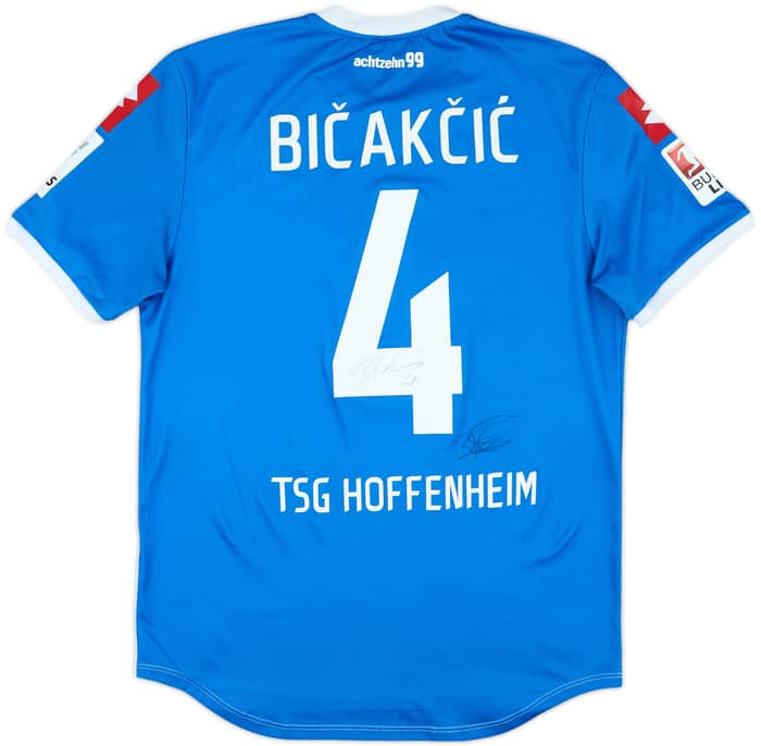 2014-15 Hoffenheim Squad Signed Home Shirt Bicakcic #4 - 7/10 - (M)