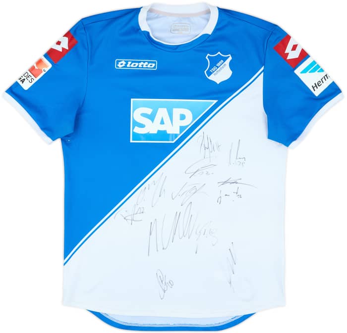 2014-15 Hoffenheim Squad Signed Home Shirt Bicakcic #4 - 7/10 - (M)