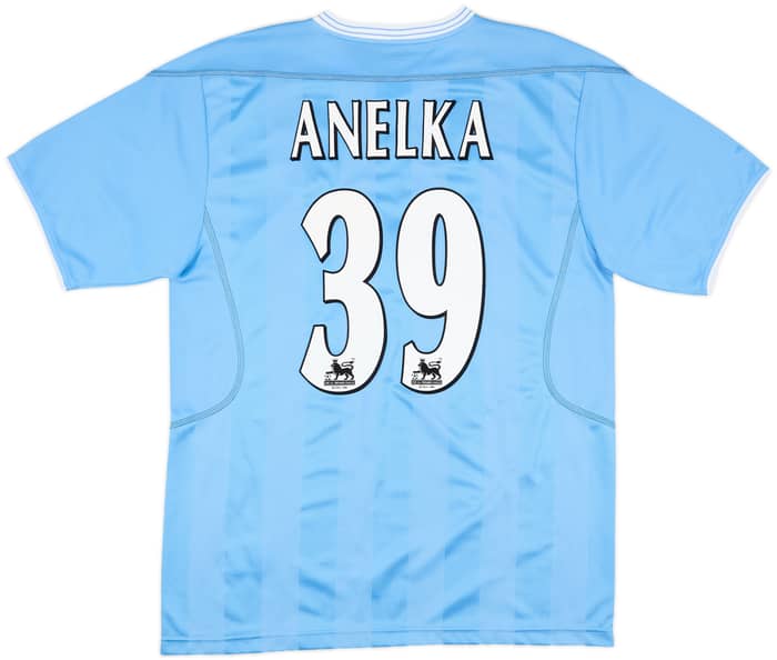 2003-04 Manchester City Home Shirt Anelka #39 - 9/10 - (M)