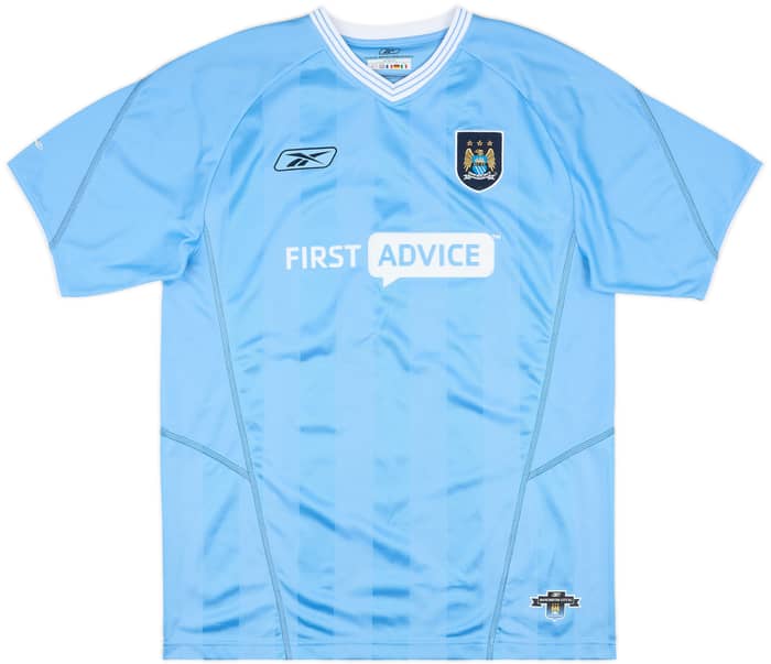 2003-04 Manchester City Home Shirt Anelka #39 - 9/10 - (M)