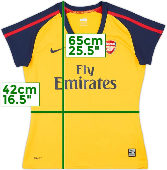 2008-09 Arsenal Away Shirt - 8/10 - (Women's L)