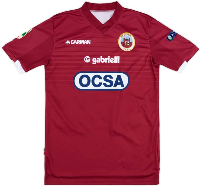 2016-17 Cittadella Match Issue Signed Home Shirt Iori #4