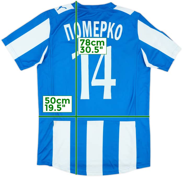 2012-13 Volga Signed Home Shirt Pomerko #14 - 9/10 - (M)