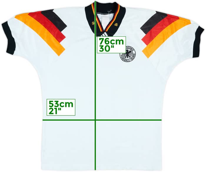 1992-94 Germany Signed Home Shirt - 8/10 - (M/L)
